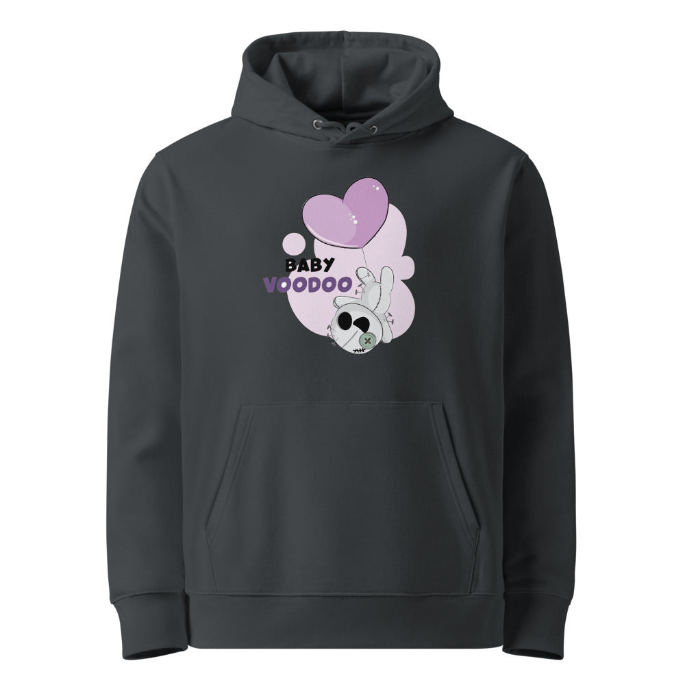 Ted heart - Baby voodoo | Unisex Essential Organic Cruiser 2.0 Hoodie | Stanley/Stella SASU003