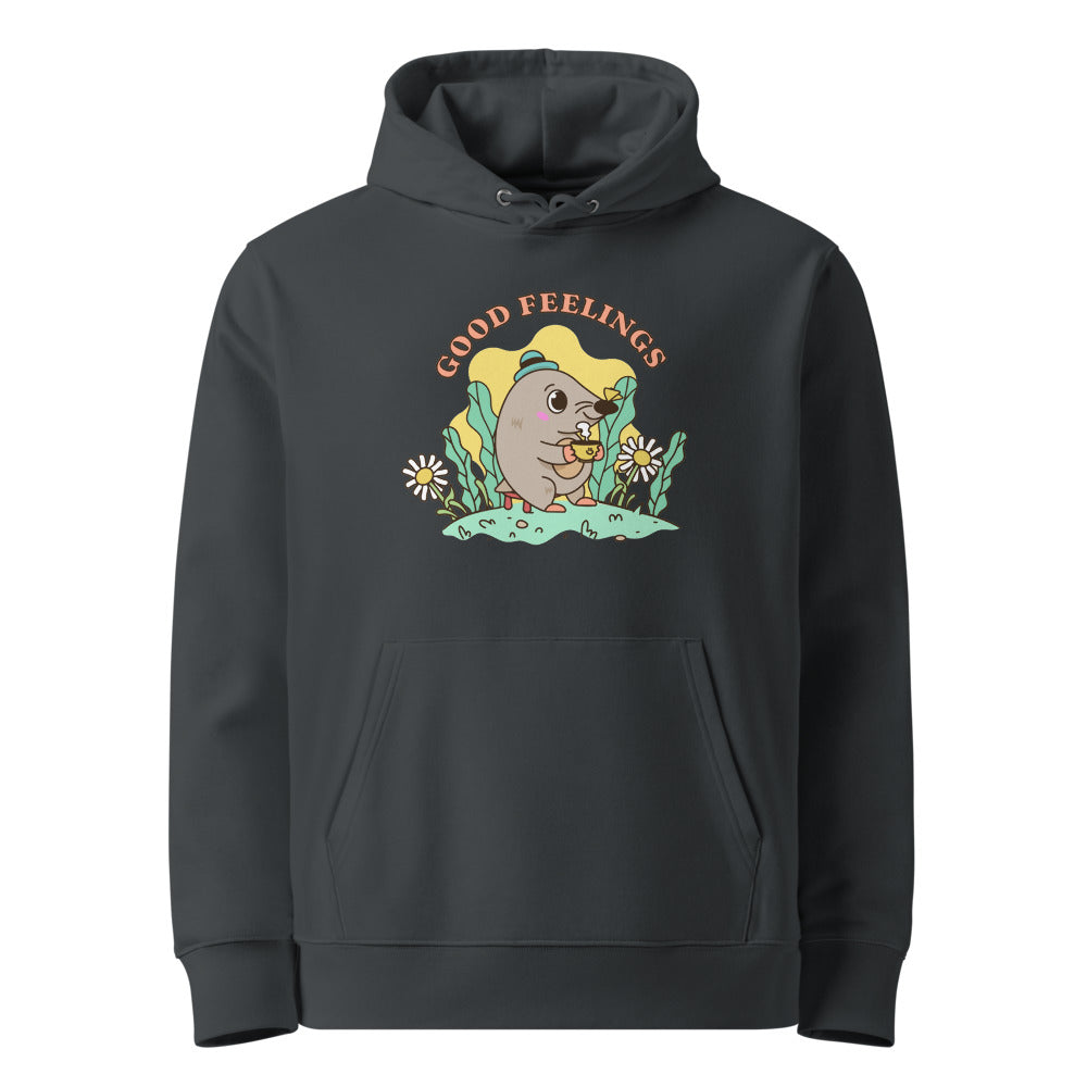 Good feelings | Unisex Essential Organic Cruiser 2.0 Hoodie | Stanley/Stella SASU003