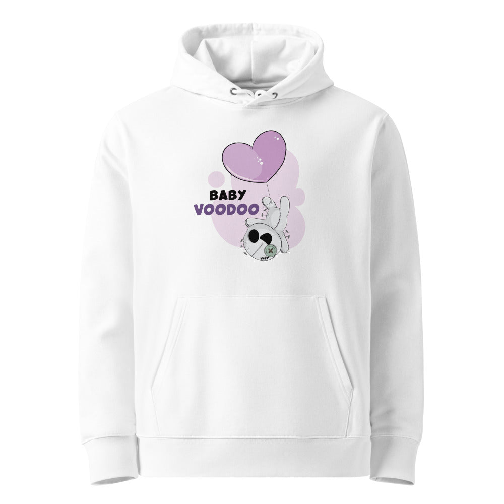 Ted heart - Baby voodoo | Unisex Essential Organic Cruiser 2.0 Hoodie | Stanley/Stella SASU003