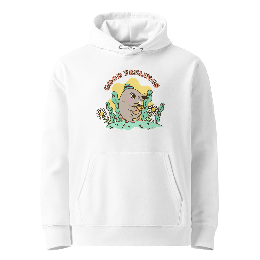 Good feelings | Unisex Essential Organic Cruiser 2.0 Hoodie | Stanley/Stella SASU003