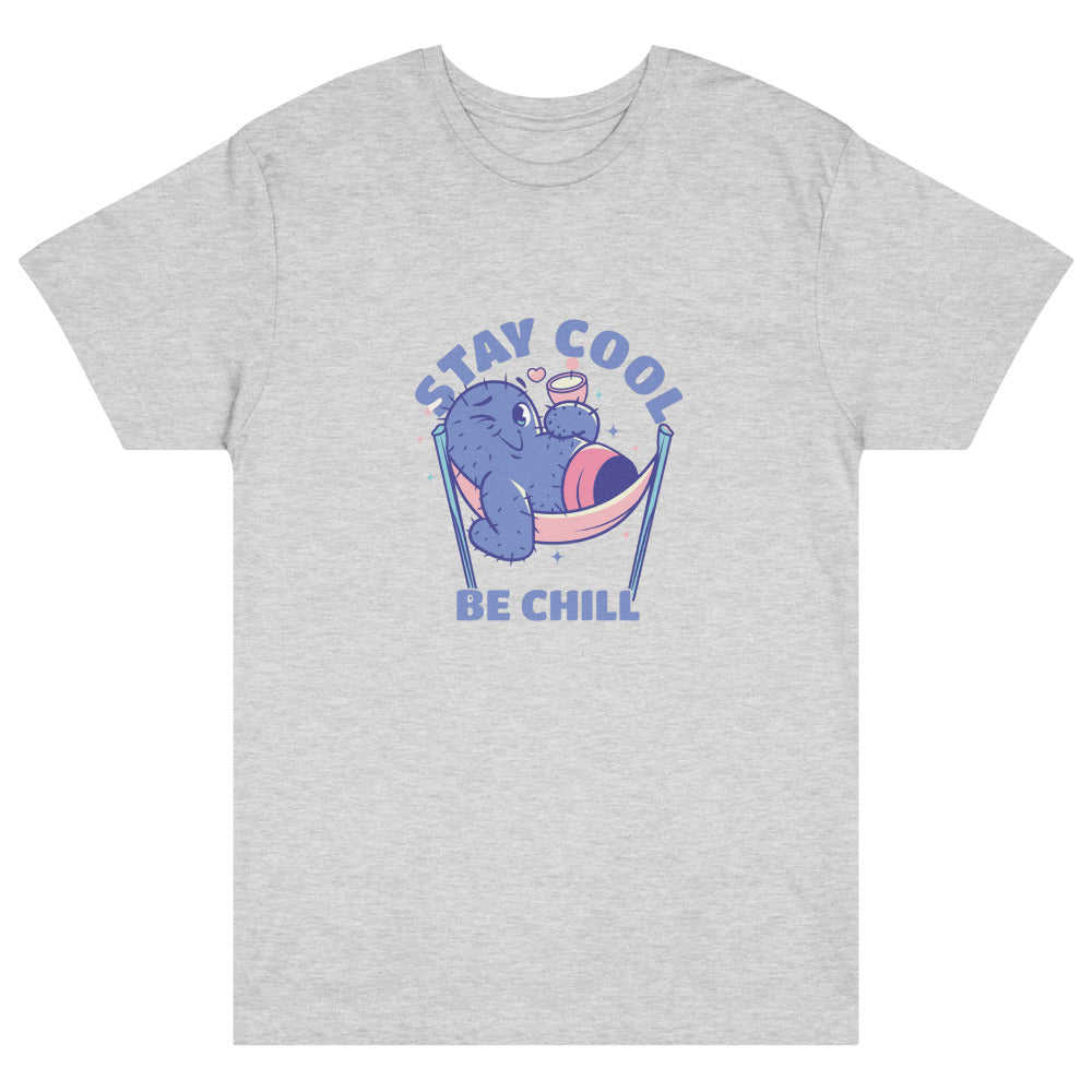 Stay cool be chill | Unisex Fine Jersey Tee | LAT Apparel 6901