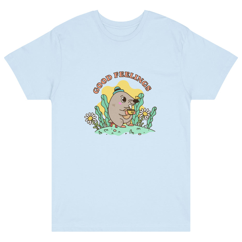 Good feelings | Unisex Fine Jersey Tee | LAT Apparel 6901