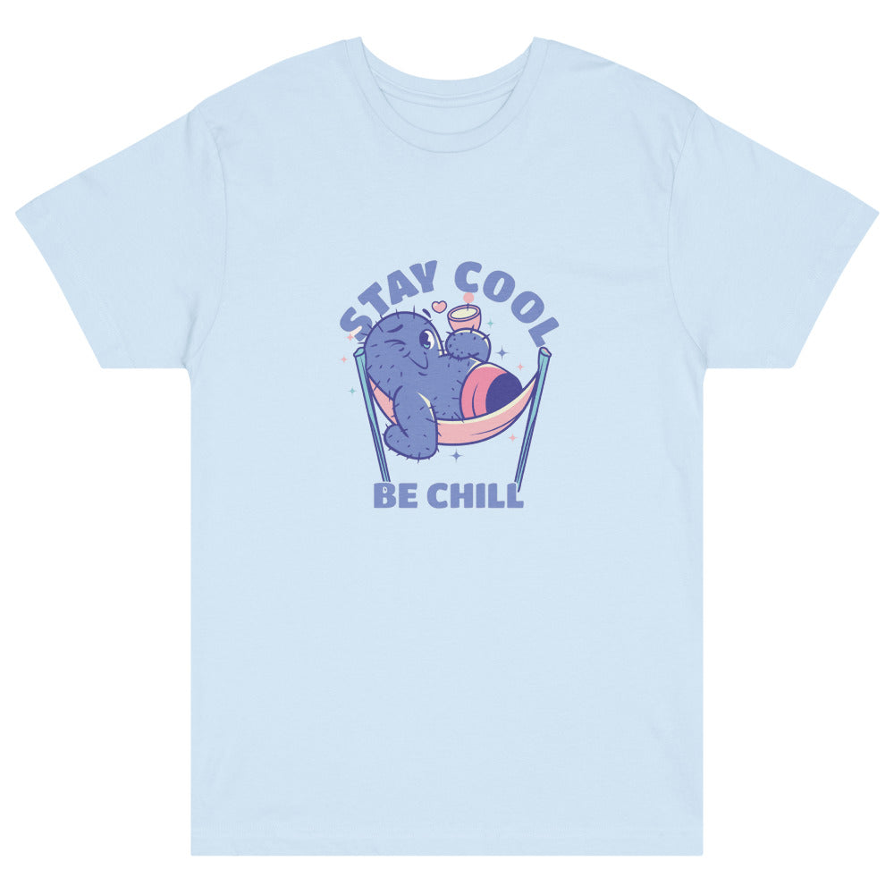 Stay cool be chill | Unisex Fine Jersey Tee | LAT Apparel 6901