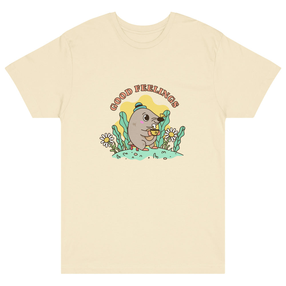 Good feelings | Unisex Fine Jersey Tee | LAT Apparel 6901