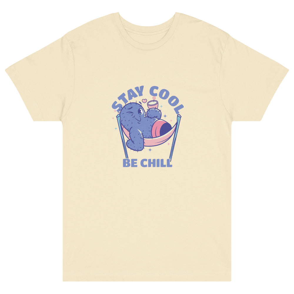 Stay cool be chill | Unisex Fine Jersey Tee | LAT Apparel 6901