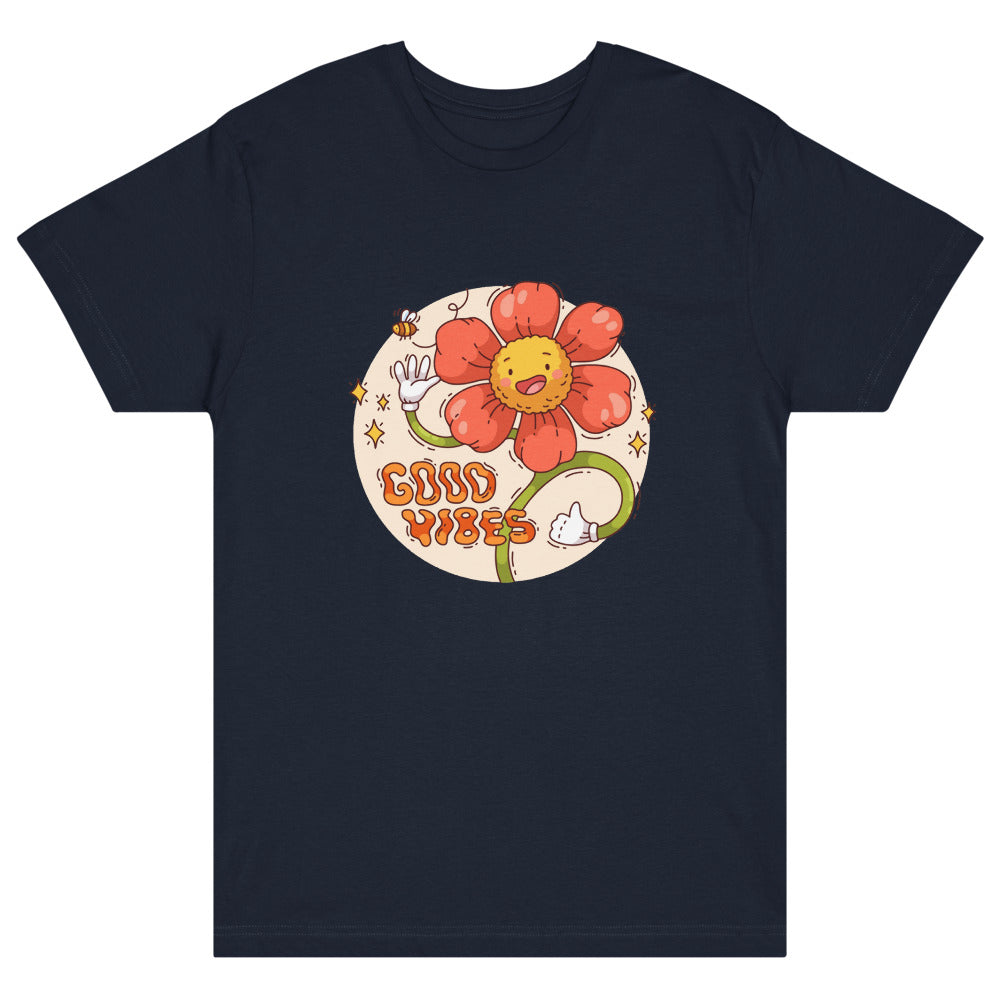 Good vides | Unisex Fine Jersey Tee | LAT Apparel 6901