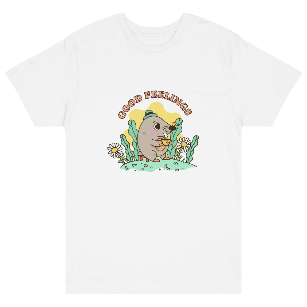 Good feelings | Unisex Fine Jersey Tee | LAT Apparel 6901