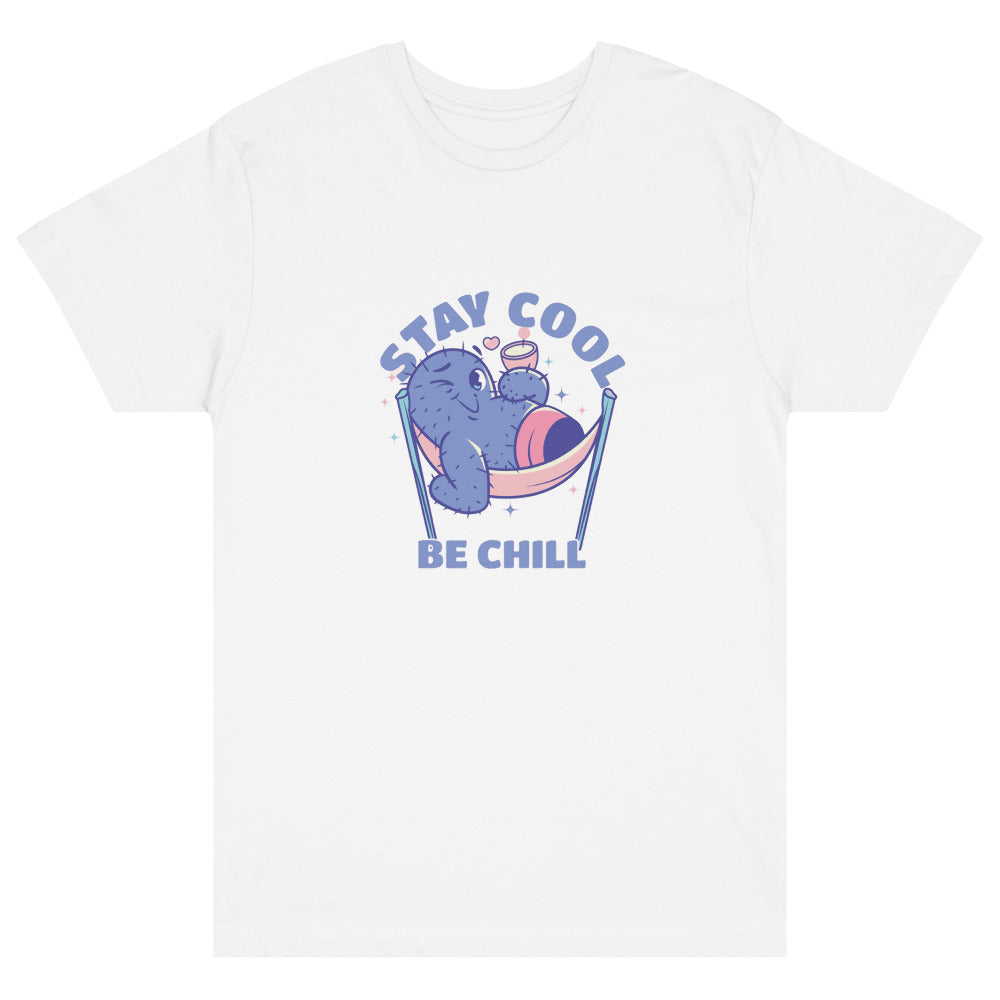 Stay cool be chill | Unisex Fine Jersey Tee | LAT Apparel 6901