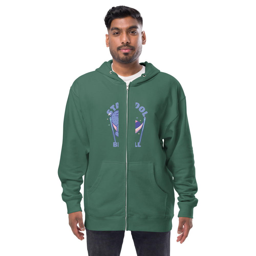 Stay cool be chill | Unisex Fleece Zip Up Hoodie | Independent Trading Co. SS4500Z