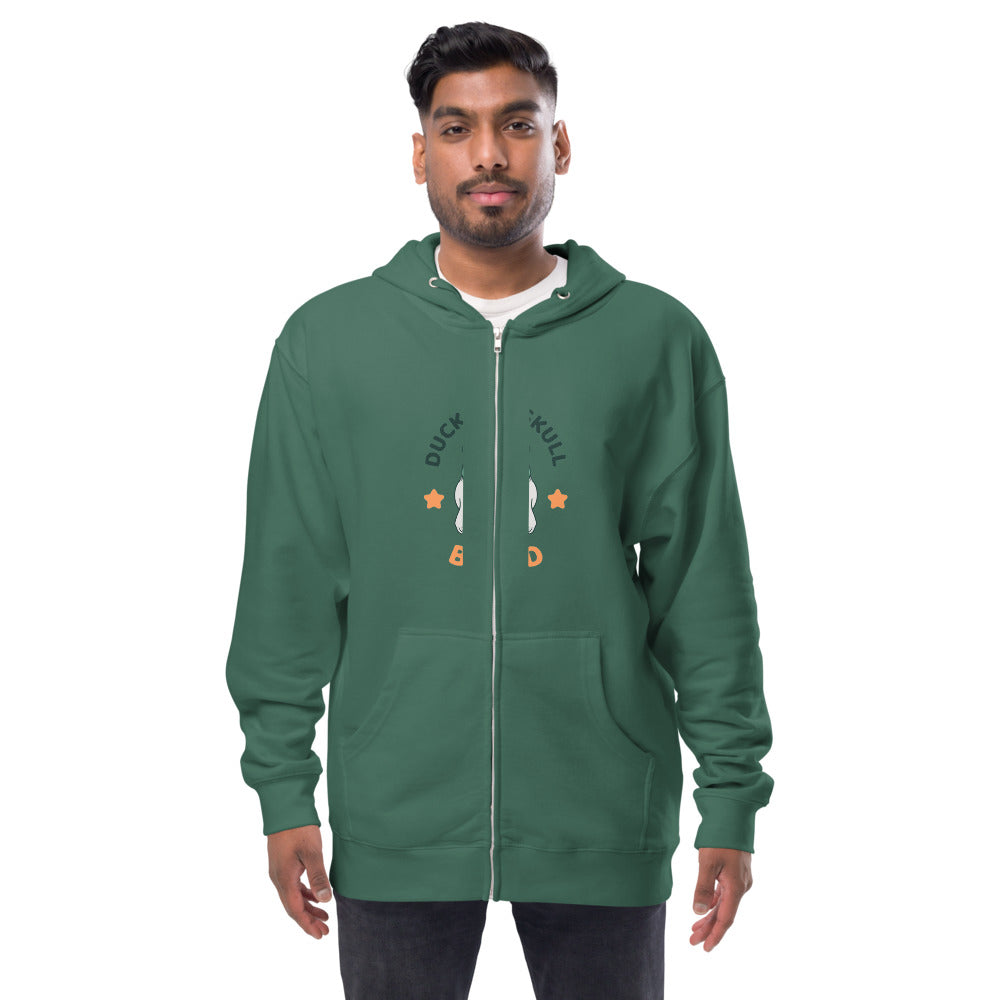Green duck - Duck and duck brand | Unisex Fleece Zip Up Hoodie | Independent Trading Co. SS4500Z
