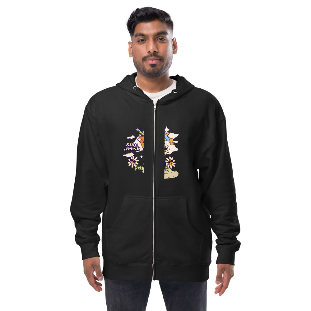 Stay fresh | Unisex Fleece Zip Up Hoodie | Independent Trading Co. SS4500Z