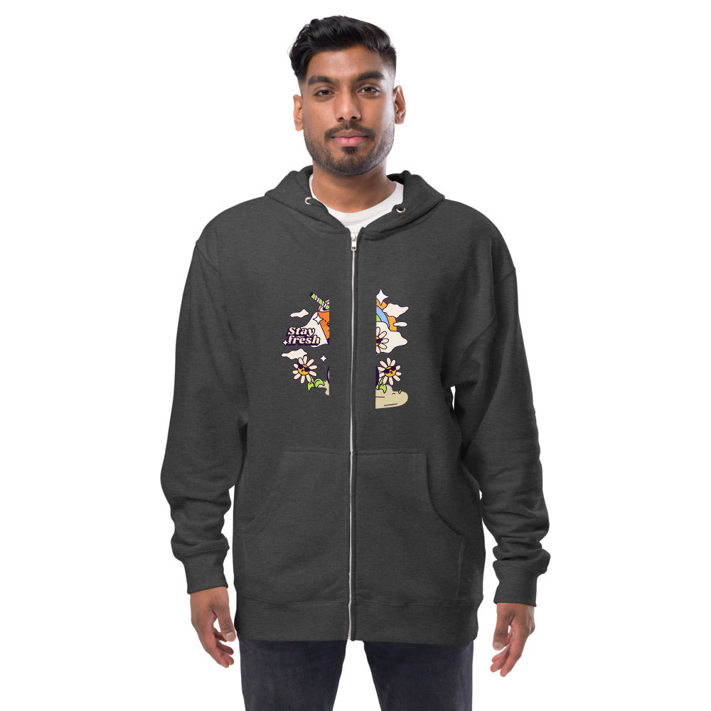 Stay fresh | Unisex Fleece Zip Up Hoodie | Independent Trading Co. SS4500Z