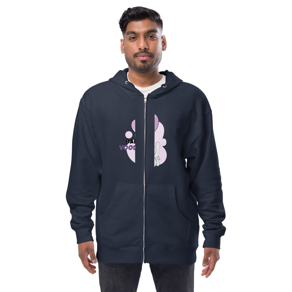 Ted heart - Baby voodoo | Unisex Fleece Zip Up Hoodie | Independent Trading Co. SS4500Z
