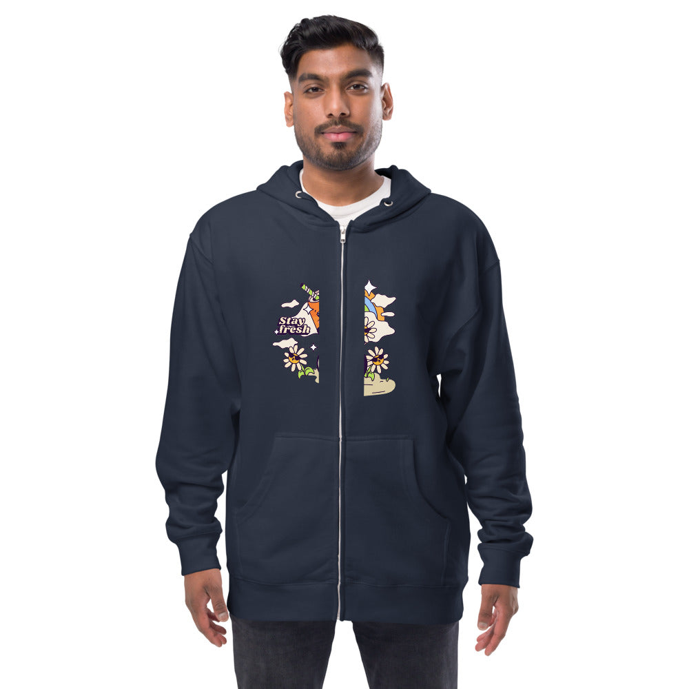 Stay fresh | Unisex Fleece Zip Up Hoodie | Independent Trading Co. SS4500Z