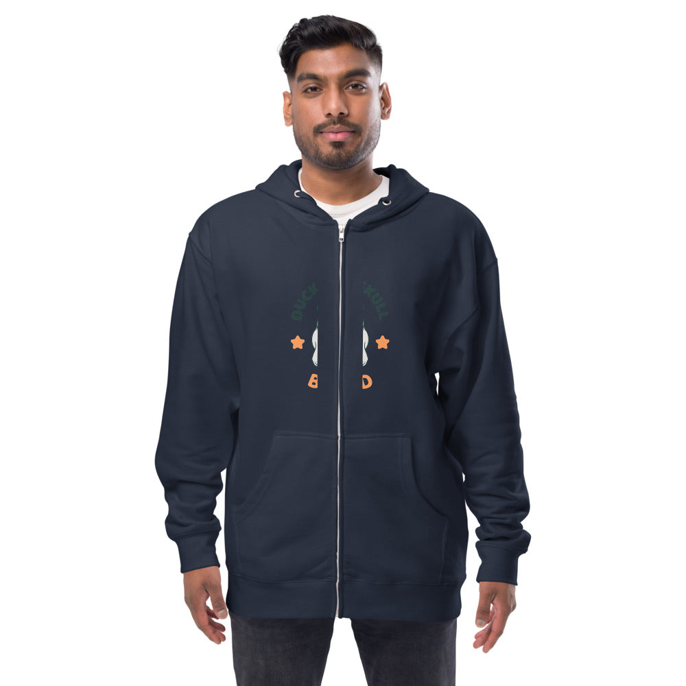 Green duck - Duck and duck brand | Unisex Fleece Zip Up Hoodie | Independent Trading Co. SS4500Z