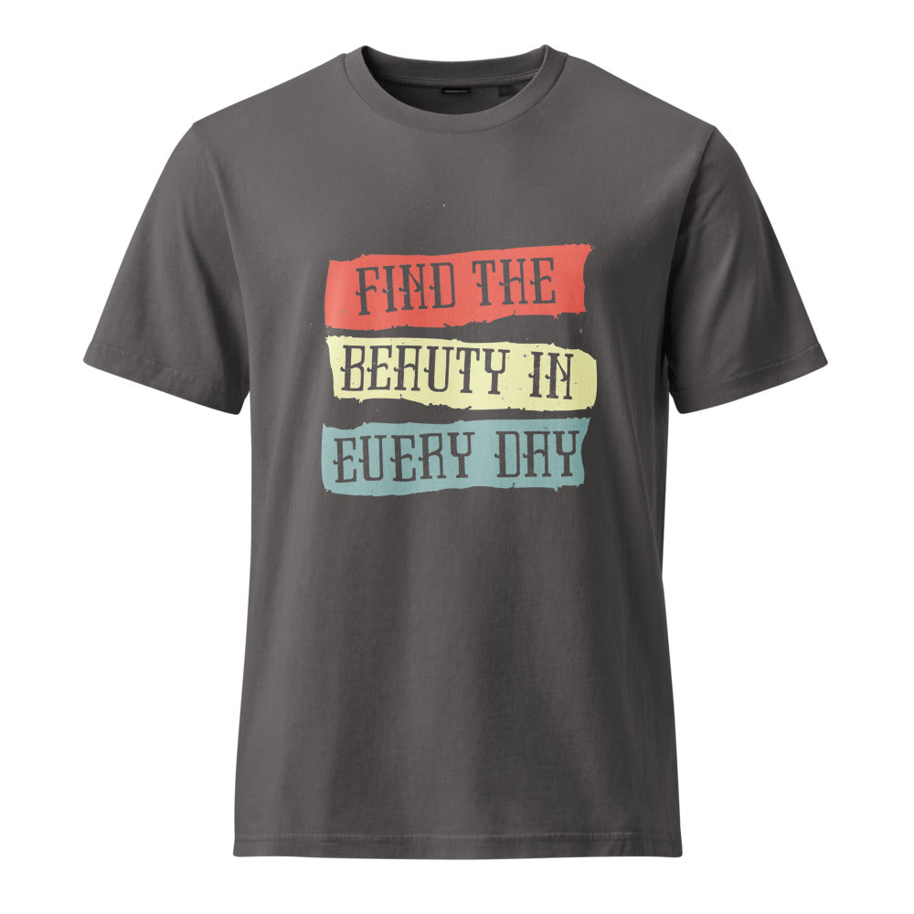 Find the beauty in every day | Unisex Garment Dyed Creator 2.0 Vintage T-Shirt | Stanley/Stella SATU041