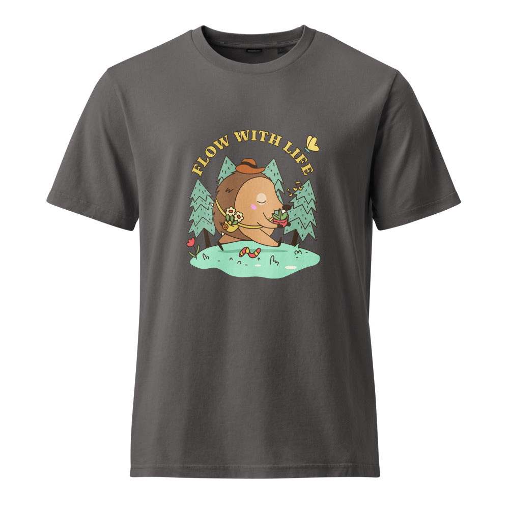Flow with life | Unisex Garment Dyed Creator 2.0 Vintage T-Shirt | Stanley/Stella SATU041