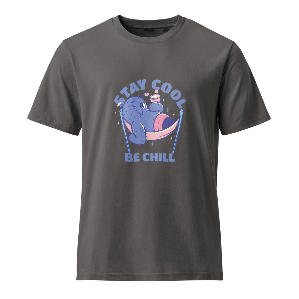 Stay cool be chill | Unisex Garment Dyed Creator 2.0 Vintage T-Shirt | Stanley/Stella SATU041