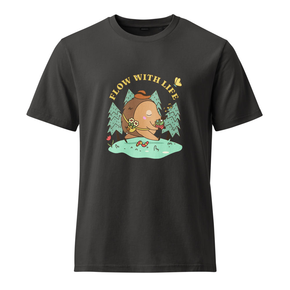 Flow with life | Unisex Garment Dyed Creator 2.0 Vintage T-Shirt | Stanley/Stella SATU041