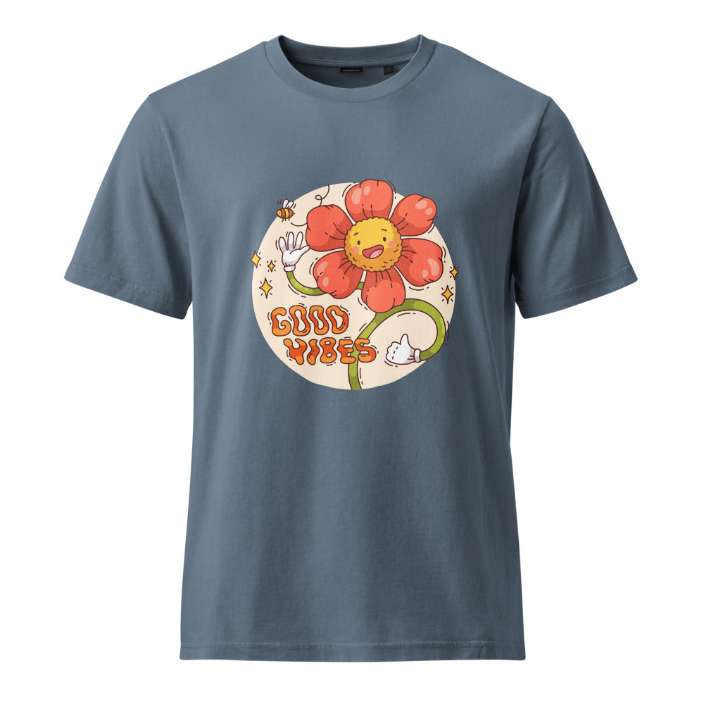 Good vides | Unisex Garment Dyed Creator 2.0 Vintage T-Shirt | Stanley/Stella SATU041
