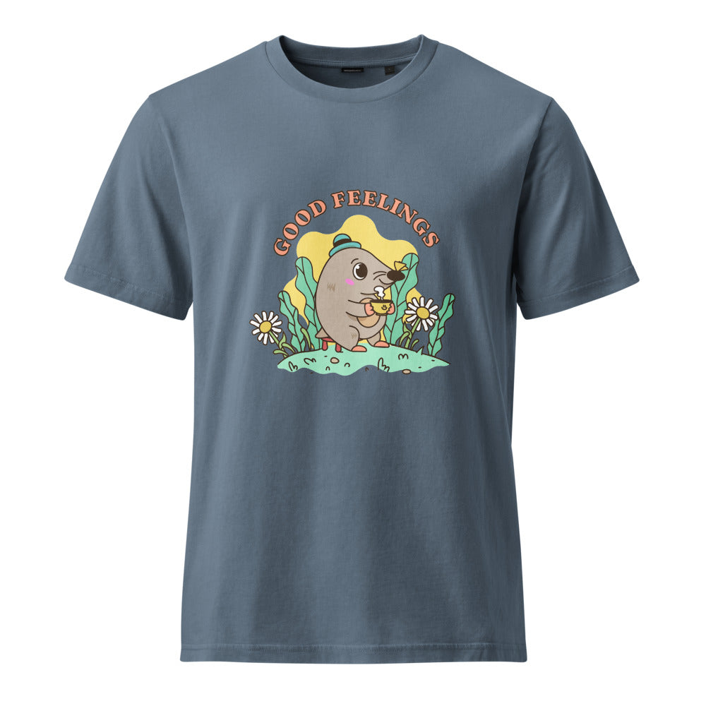 Good feelings | Unisex Garment Dyed Creator 2.0 Vintage T-Shirt | Stanley/Stella SATU041