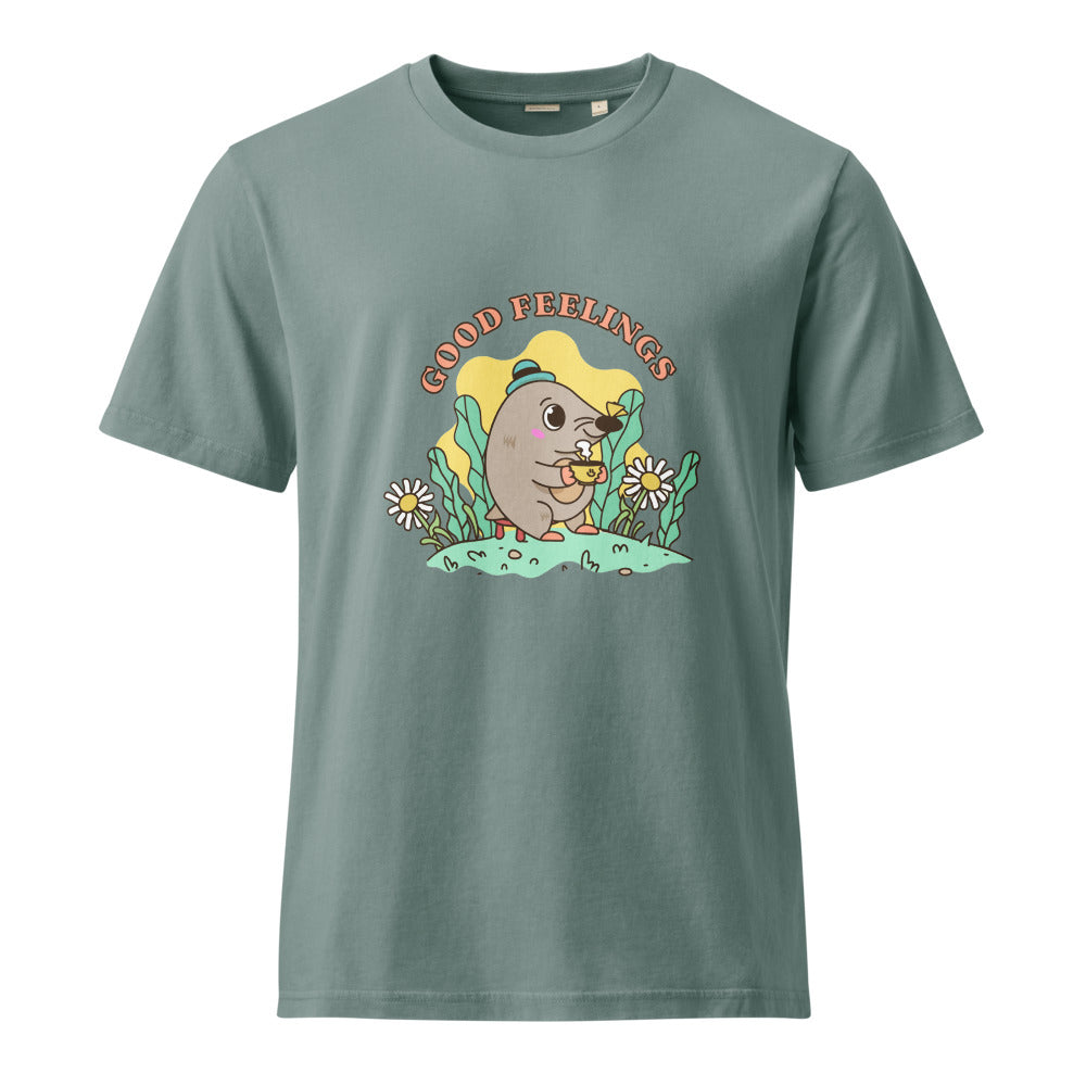 Good feelings | Unisex Garment Dyed Creator 2.0 Vintage T-Shirt | Stanley/Stella SATU041