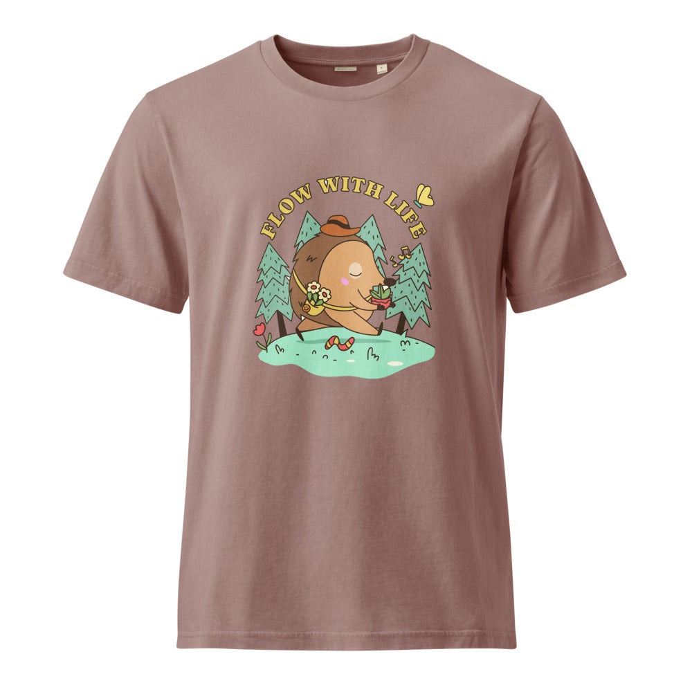 Flow with life | Unisex Garment Dyed Creator 2.0 Vintage T-Shirt | Stanley/Stella SATU041