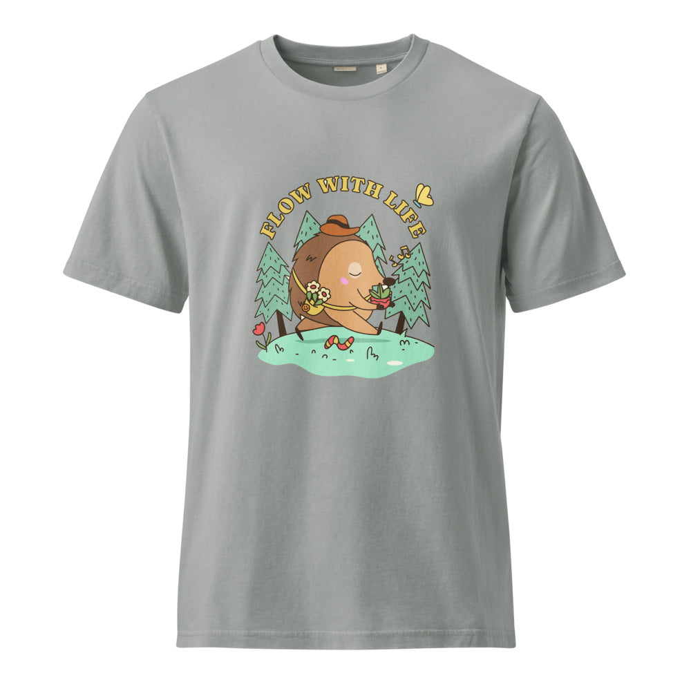 Flow with life | Unisex Garment Dyed Creator 2.0 Vintage T-Shirt | Stanley/Stella SATU041