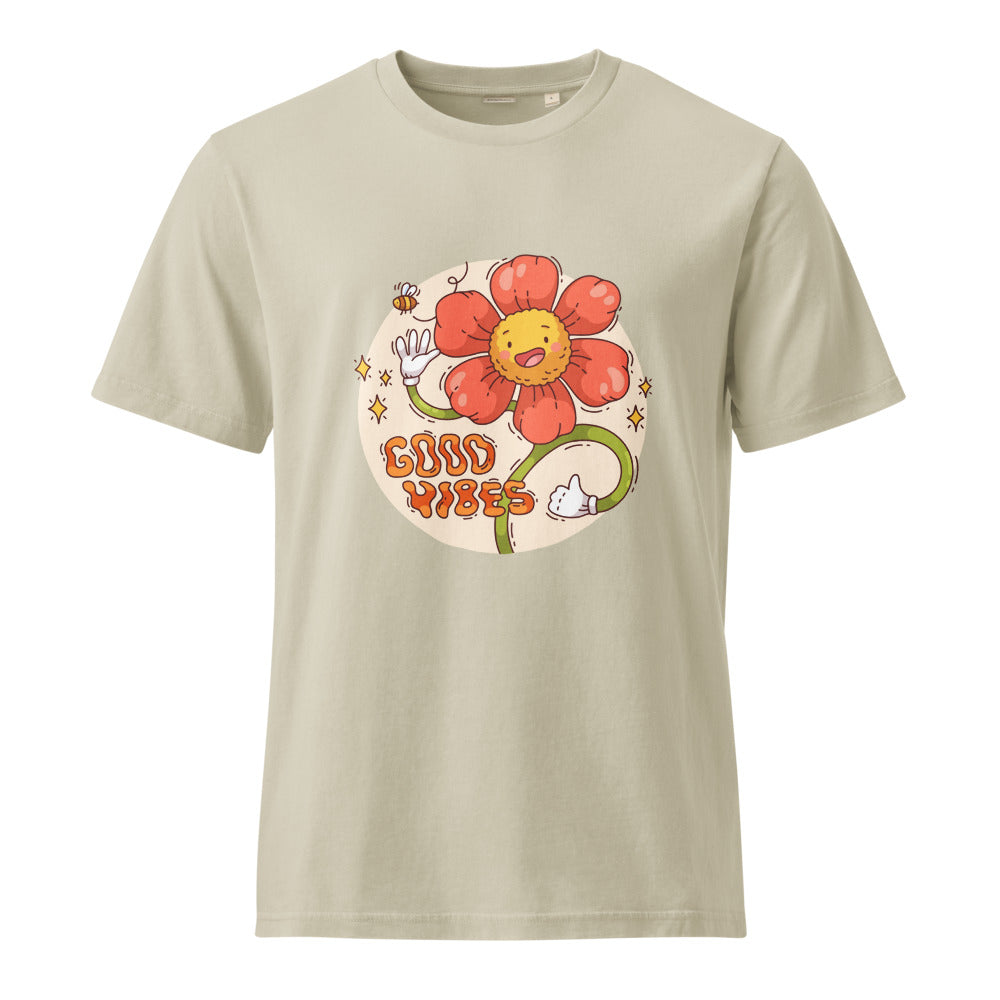 Good vides | Unisex Garment Dyed Creator 2.0 Vintage T-Shirt | Stanley/Stella SATU041