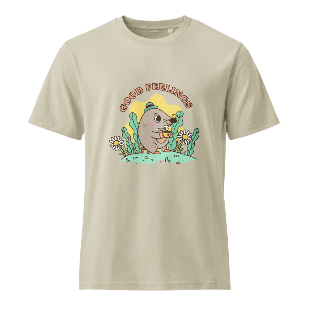 Good feelings | Unisex Garment Dyed Creator 2.0 Vintage T-Shirt | Stanley/Stella SATU041