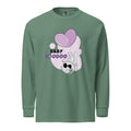 Ted heart - Baby voodoo | Unisex Garment-Dyed Heavyweight Long Sleeve Shirt | Comfort Colors 6014