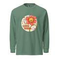 Good vides | Unisex Garment-Dyed Heavyweight Long Sleeve Shirt | Comfort Colors 6014