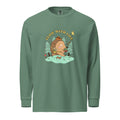 Flow with life | Unisex Garment-Dyed Heavyweight Long Sleeve Shirt | Comfort Colors 6014