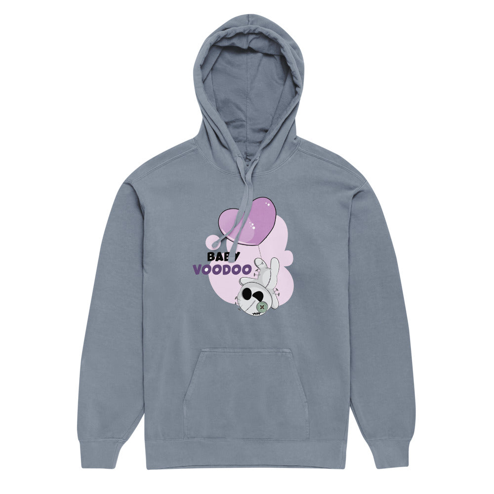 Ted heart - Baby voodoo | Unisex Garment-Dyed Hooded Sweatshirt I Comfort Colors 1567