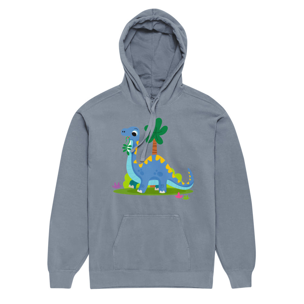Blue dinosaur | Unisex Garment-Dyed Hooded Sweatshirt I Comfort Colors 1567