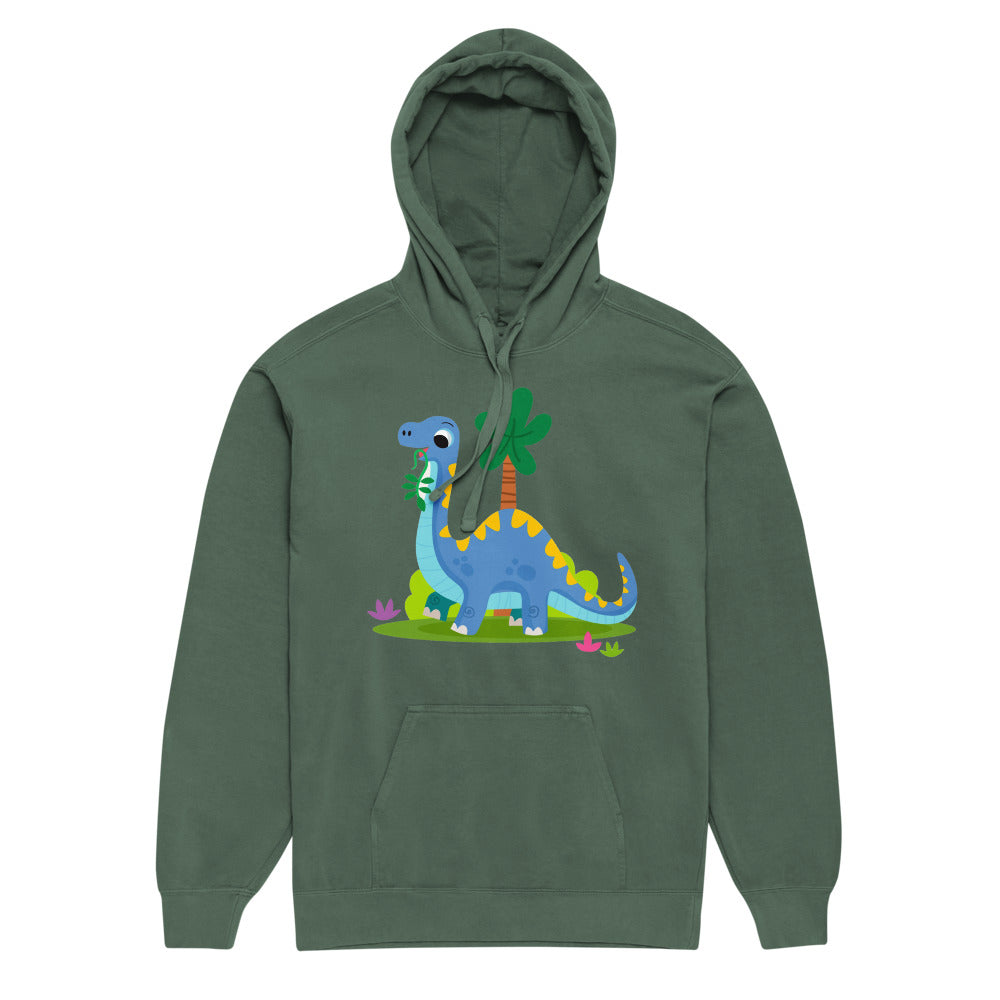Blue dinosaur | Unisex Garment-Dyed Hooded Sweatshirt I Comfort Colors 1567