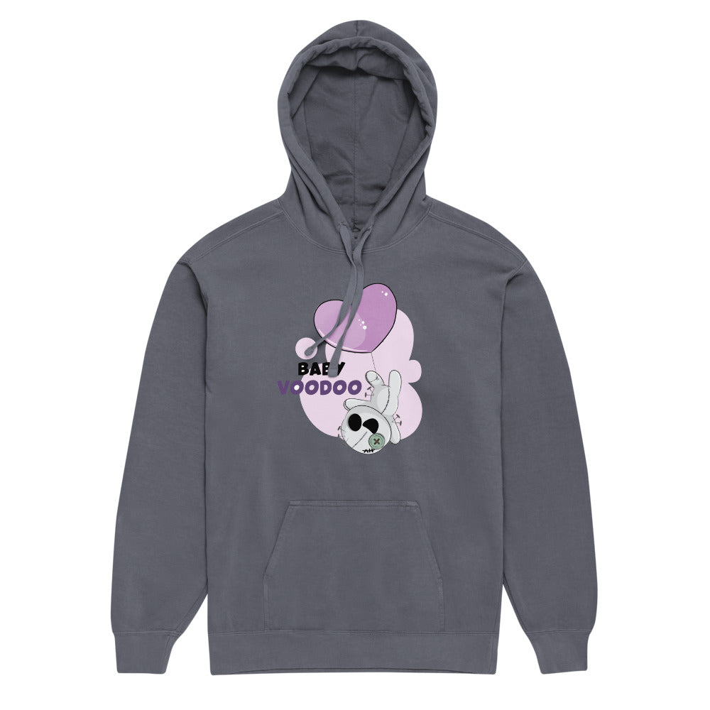 Ted heart - Baby voodoo | Unisex Garment-Dyed Hooded Sweatshirt I Comfort Colors 1567