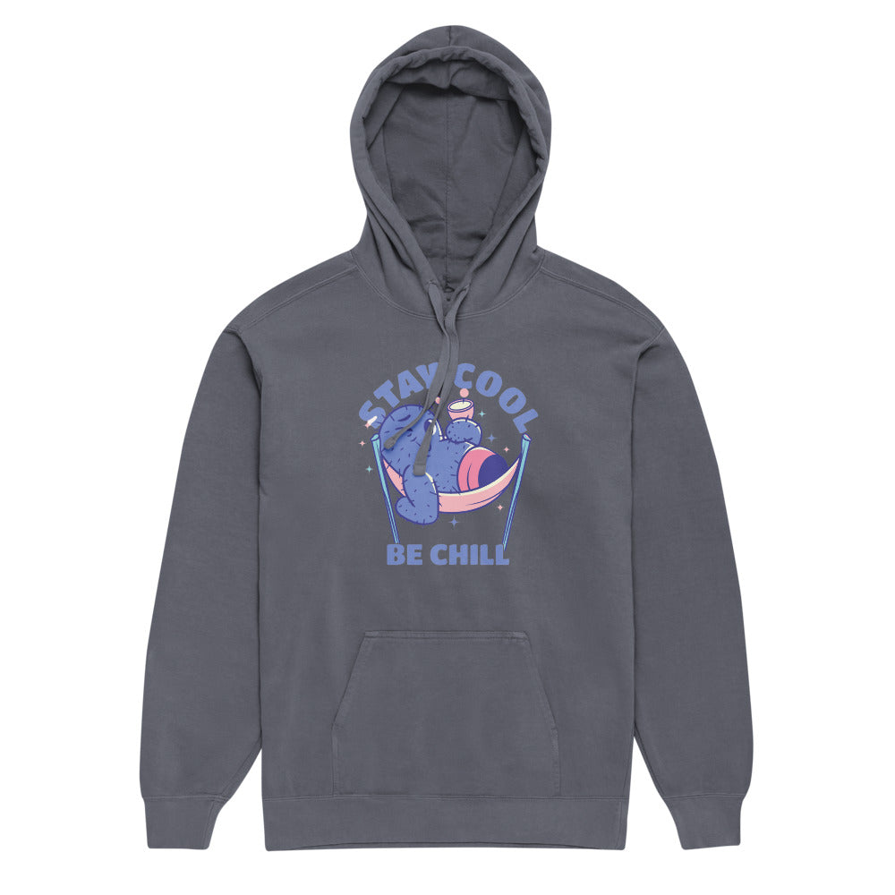 Stay cool be chill | Unisex Garment-Dyed Hooded Sweatshirt I Comfort Colors 1567