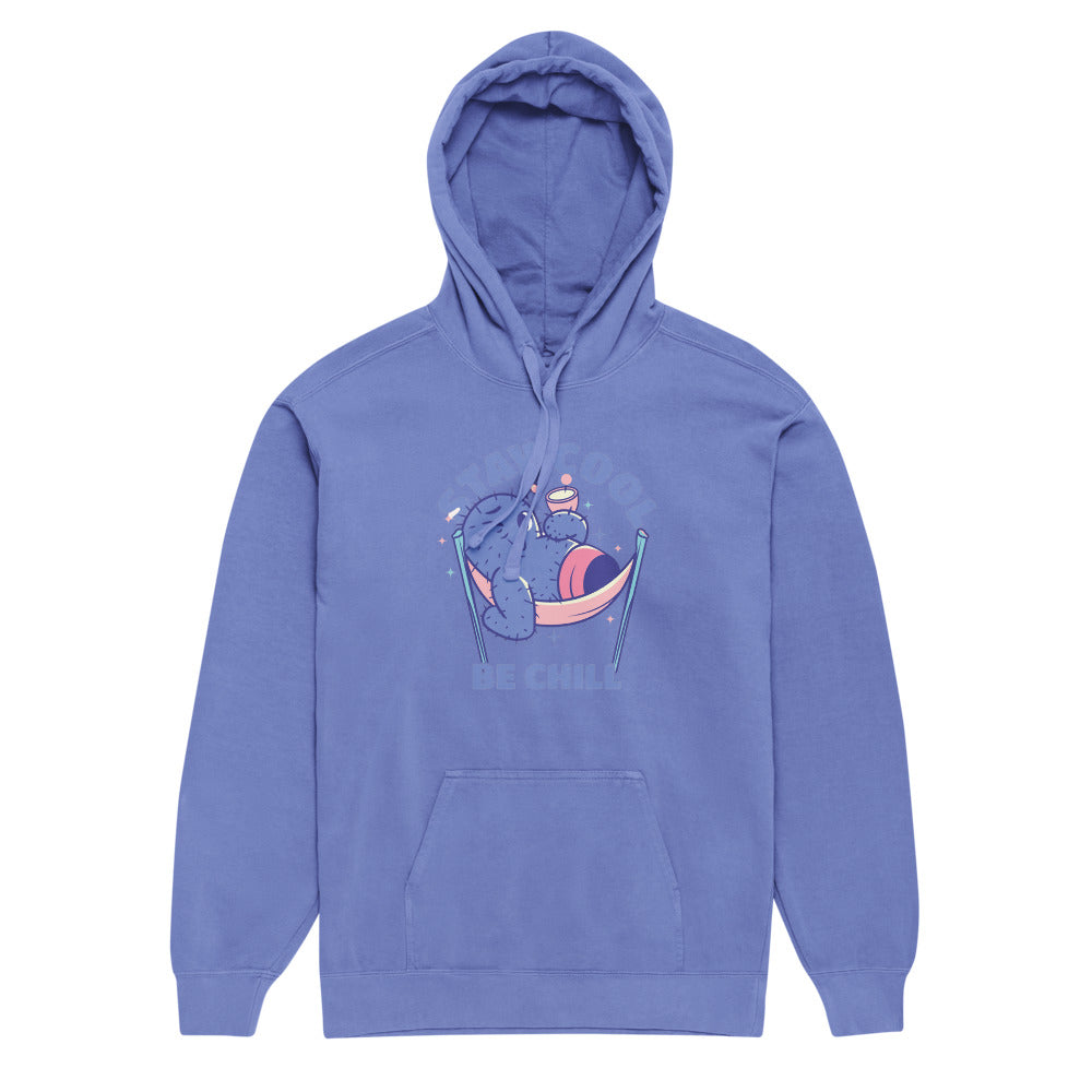 Stay cool be chill | Unisex Garment-Dyed Hooded Sweatshirt I Comfort Colors 1567