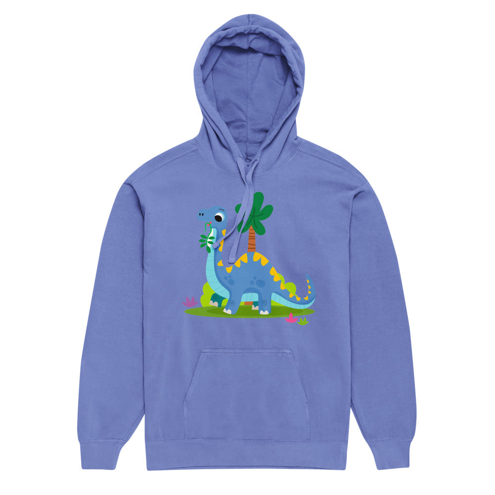 Blue dinosaur | Unisex Garment-Dyed Hooded Sweatshirt I Comfort Colors 1567