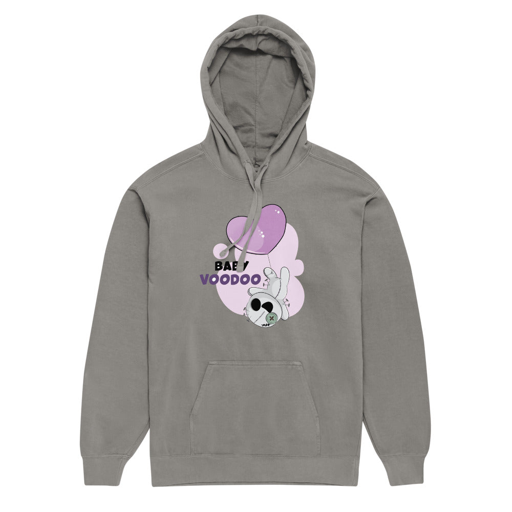 Ted heart - Baby voodoo | Unisex Garment-Dyed Hooded Sweatshirt I Comfort Colors 1567