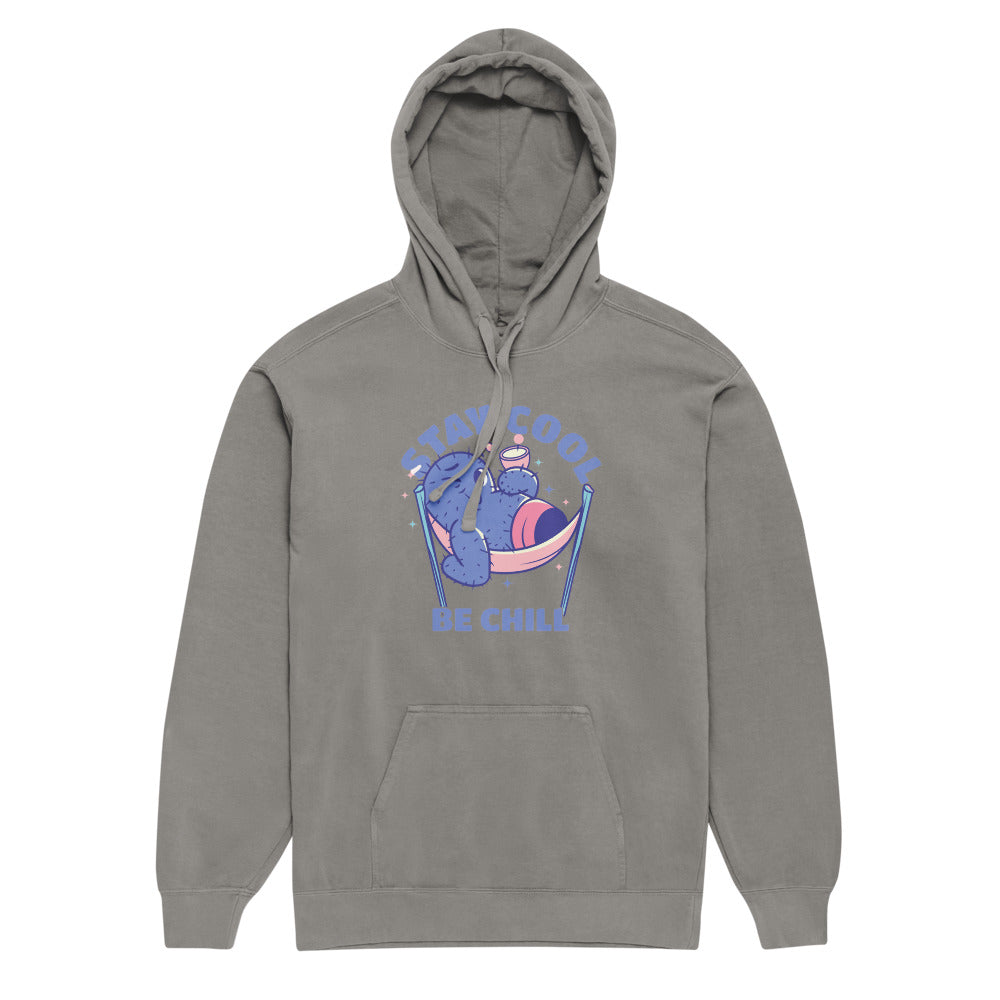 Stay cool be chill | Unisex Garment-Dyed Hooded Sweatshirt I Comfort Colors 1567
