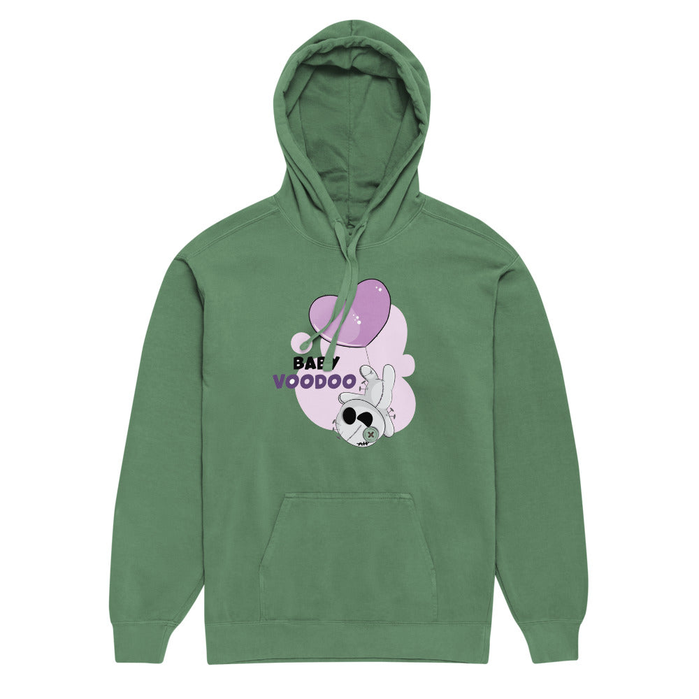 Ted heart - Baby voodoo | Unisex Garment-Dyed Hooded Sweatshirt I Comfort Colors 1567