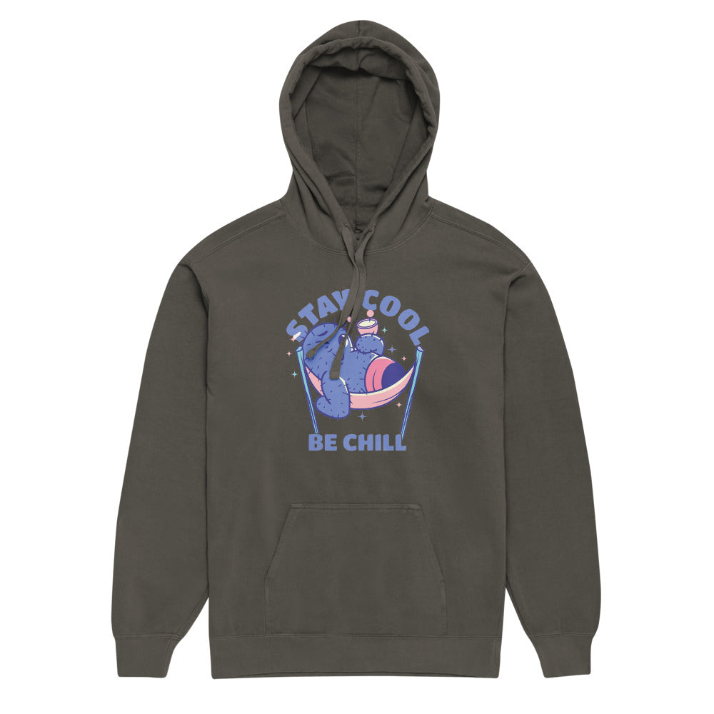 Stay cool be chill | Unisex Garment-Dyed Hooded Sweatshirt I Comfort Colors 1567