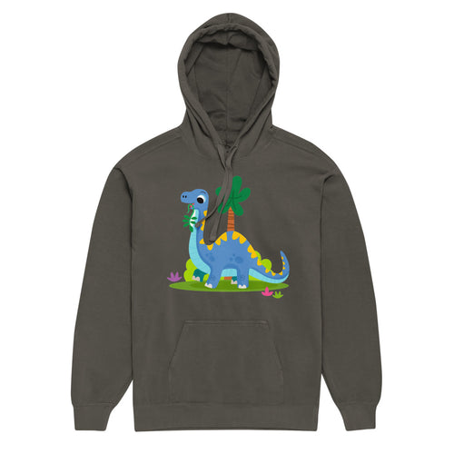 Blue dinosaur | Unisex Garment-Dyed Hooded Sweatshirt I Comfort Colors 1567