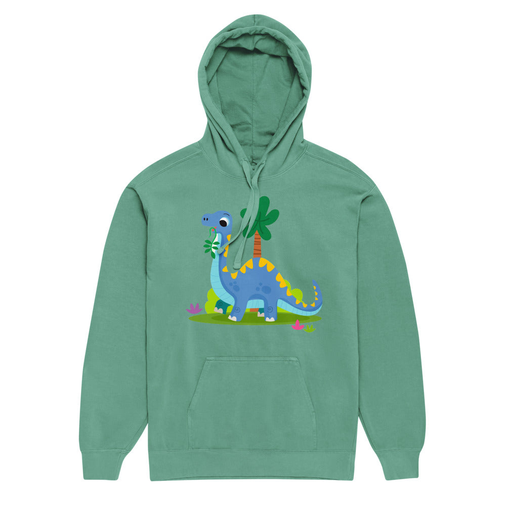 Blue dinosaur | Unisex Garment-Dyed Hooded Sweatshirt I Comfort Colors 1567