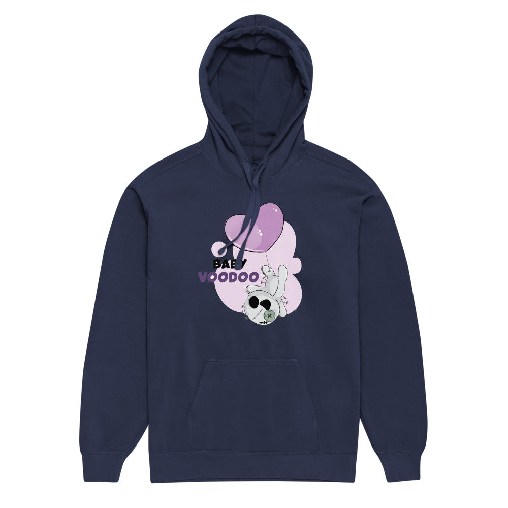 Ted heart - Baby voodoo | Unisex Garment-Dyed Hooded Sweatshirt I Comfort Colors 1567
