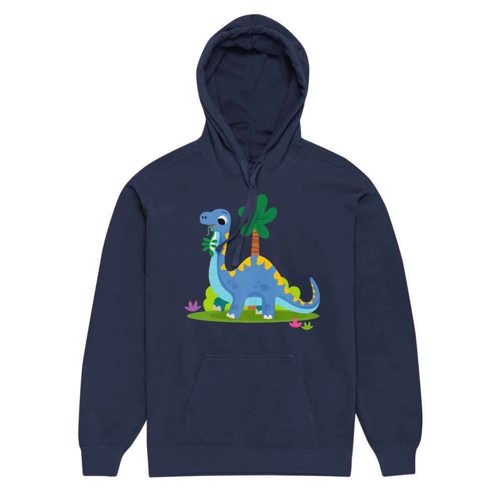 Blue dinosaur | Unisex Garment-Dyed Hooded Sweatshirt I Comfort Colors 1567