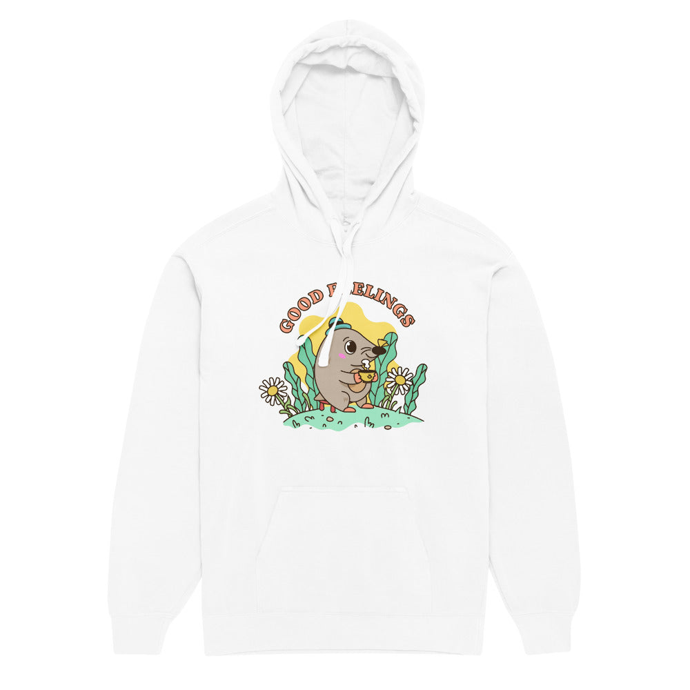 Good feelings | Unisex Garment-Dyed Hooded Sweatshirt I Comfort Colors 1567