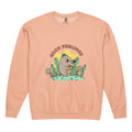 Good feelings | Unisex Garment-Dyed Lightweight Fleece Crewneck Sweatshirt I Comfort Colors 1466